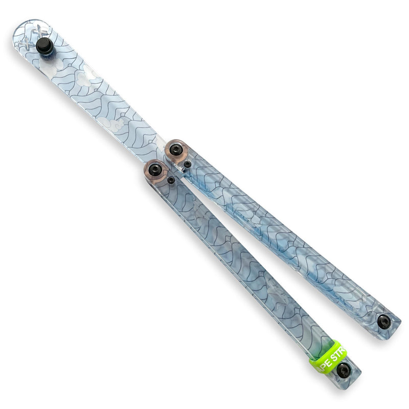 Foldable Plastic Tool, Sturdy and Lightweight, Excellent Balance, Practice Tool for Beginners Streak Blue