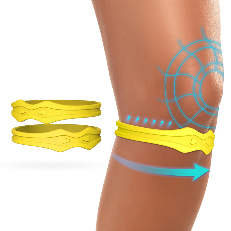 Fitgeno Knee Strap Patella Support: Knee Band for Patellar Tendon Pain Relief - Knee Brace for Tendonitis Jumpers Running Sports Basketball Men Women 2 Packs - BeesActive Australia