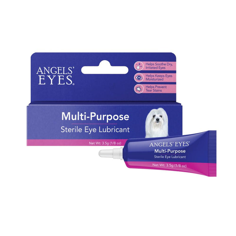 ANGELS' EYES Multi-Purpose Sterile Eye Lubricant | Soothes Dry Irritated Eyes | Safe for Dogs and Cats | Moisturize and Relieves Dry, Itchy Eyes | Tears and Discharge | 3.5g - BeesActive Australia