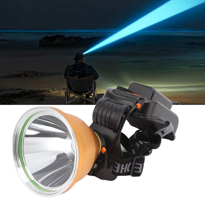 Topyond High Power LED Headlamp, High Bright USB Rechargeable Headlight, Waterproof, Outdoor Spotlight Flashlight, for Hunting, Camping, Hiking, Fishing, Emergency