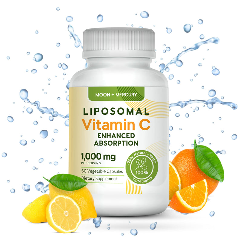 Liposomal Vitamin C Supplement, 1000mg, 60 Capsules | Lipid-based vitamin C formula with 1000mg per serving; 60 capsules, non-GMO and free from soy, gluten and dairy.