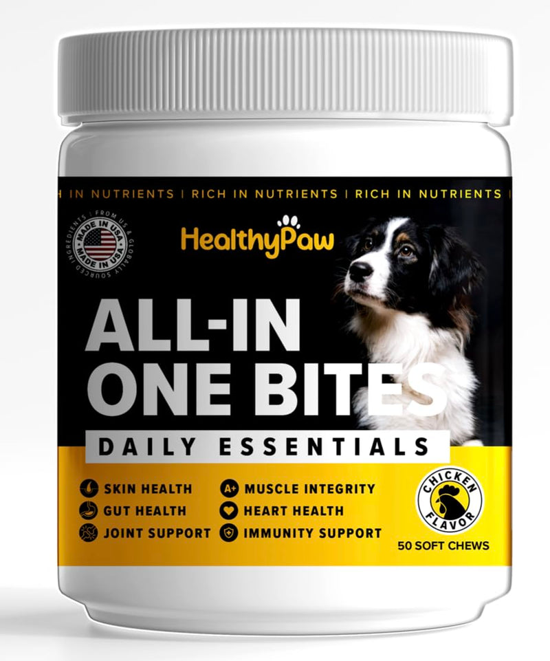All-in-one Multifunctional Supplements for Dogs * Glucosamine for Joint Support * Immune Health *Antioxidants * Anti-inflammatory *Heart Health *Skin and Coat Health - PawsPlanet Australia