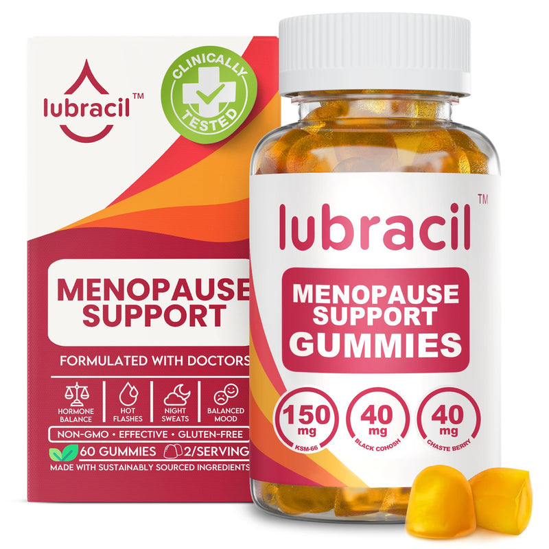 Menopause Gummies for Women, Supplement Formula, 60 Gummies-1 Pack | Hormone-free menopause gummies with Black Cohosh & Ashwagandha minimize hot flashes and promote emotional wellness naturally 60 Count (Pack of 1)