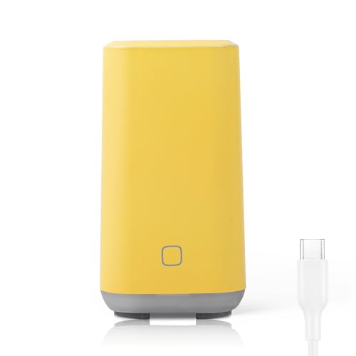 Link UV-C + Heat Drying Toothbrush Holder L-S201/Toothbrush Cover/Toothbrush Travel Containers/USB Charging Way/Auto Care System (Yellow)