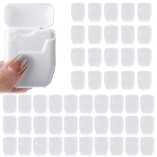 Baderke 50 Pcs Dental Floss Bulk Wedding Gifts for Guests, White Box
