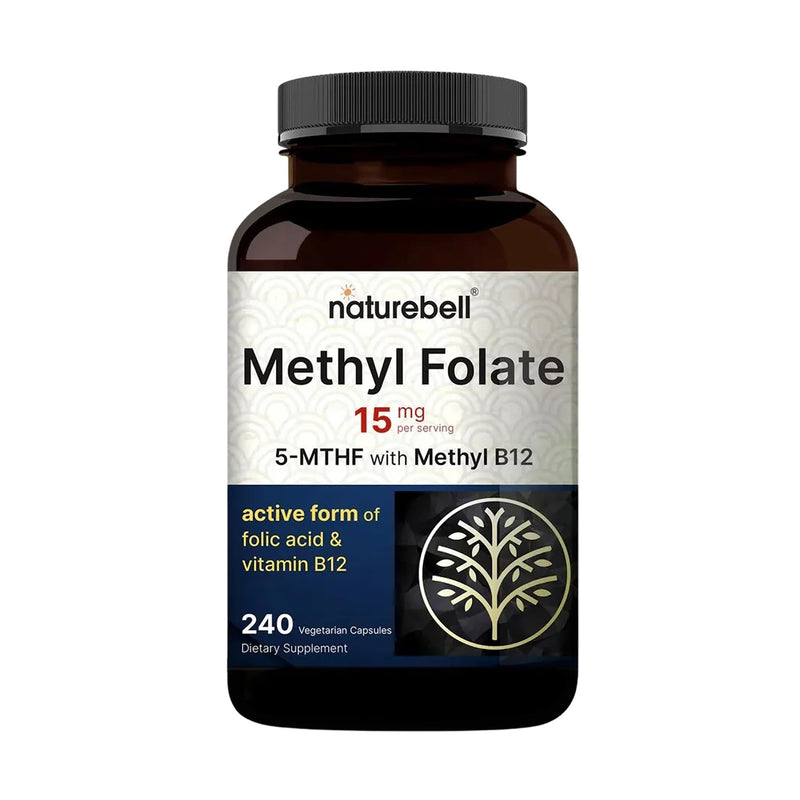 NatureBell Methyl Folate 15mg, 240 Capsules