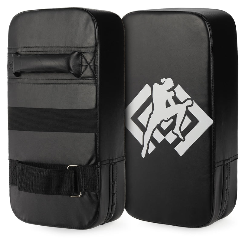 ZOOFOX 2 Pack Muay Thai Pads, Boxing Equipment Kicking Punching Shield, MMA Karate Taekwondo Training Pads for Men Women Gym