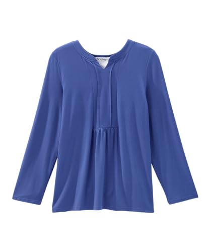 Silverts Women's Open Back Pleated Panel Top XX-Large River