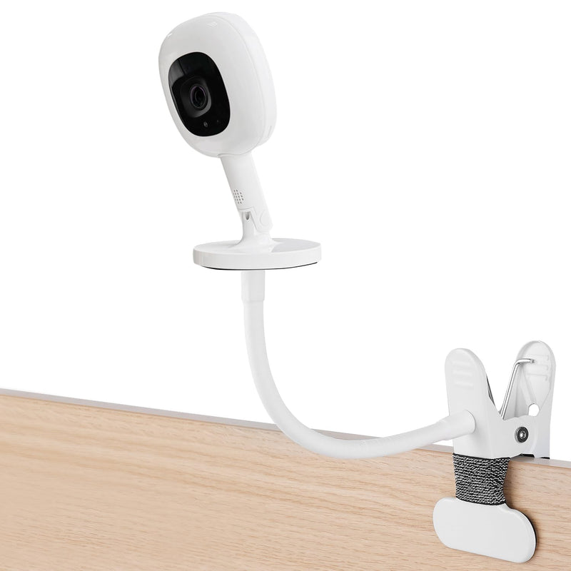 iTODOS Baby Monitor Mount Compatible with Nanit Pro Smart Baby Monitor & Flex Stand Baby Monitor, 8inches Flexible Arm Monitor Mount,Attach Your Baby Cam Wherever You Like-1pack 1 - BeesActive Australia