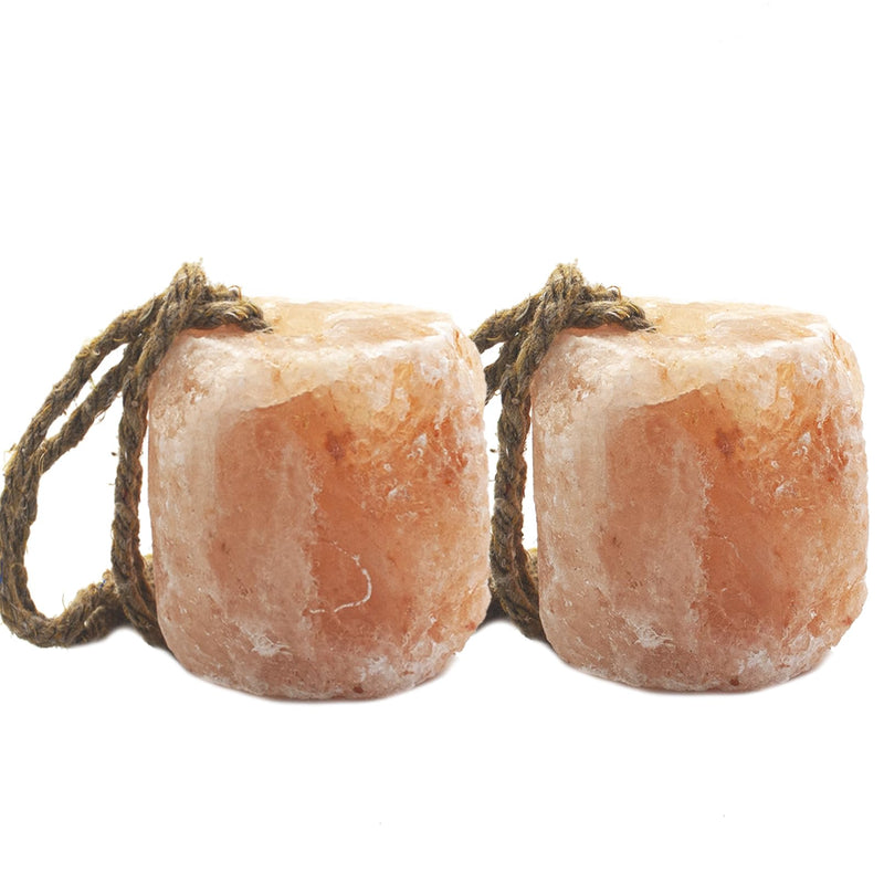 2 Pack Himalayan Salt Lick Natural Minerals Block on Rope for Horses,Cattles,Deer,Goat and Other Livestock Long Lasting Original Pink Salt Lick (4.8-6.6 lbs) 【2 PCS】 - PawsPlanet Australia