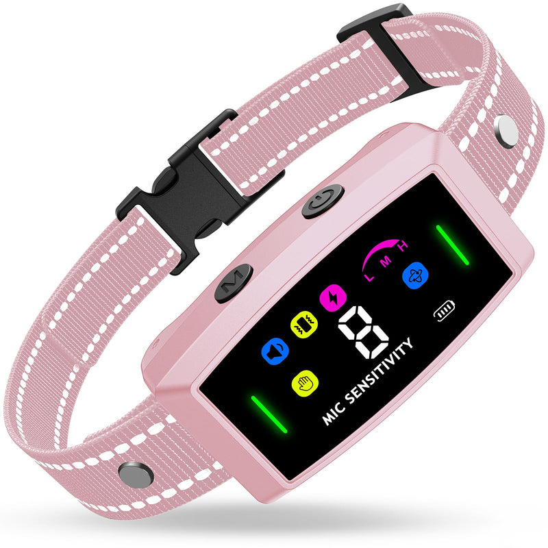 2023 AI Dog Bark Collar Sets for Large Small Medium Dogs Waterproof | 2in1 No Shock/Safe Shock Barking Collar with 3 Adjustable Shock Mode |IP68 Waterproof Rechargeable Anti Bark Devic - BeesActive Australia