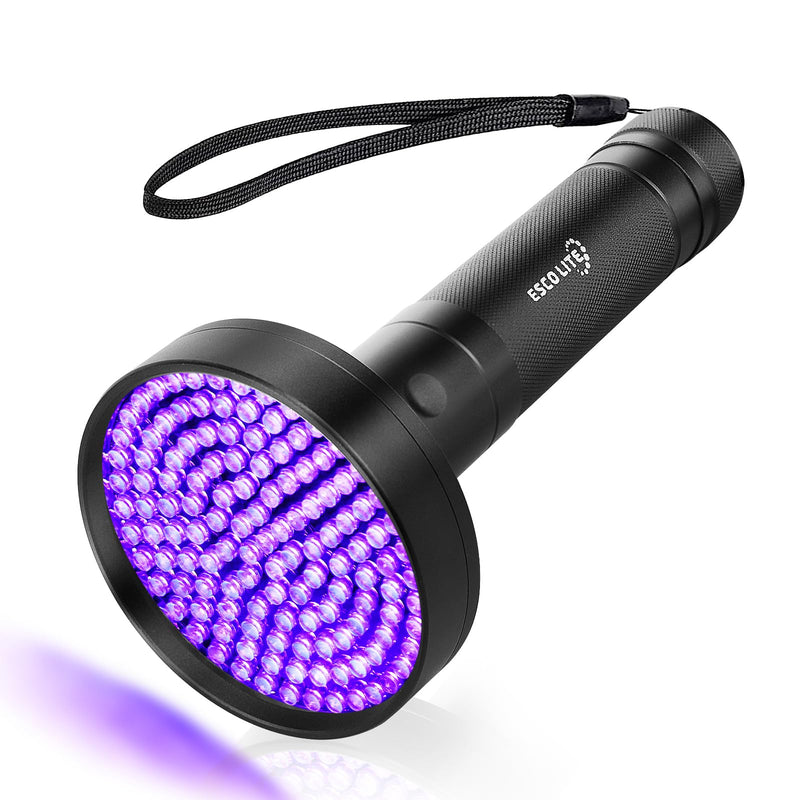 ESCO LITE UV Black Light Flashlight, Powerful 128LED Handheld Ultraviolet Flashlight Upgraded Bright Blacklight Detector for Dog Urine, Scorpion and Bed Bug - BeesActive Australia