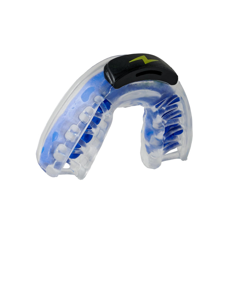 Zone Mouthguard Sports Mouth Piece Starter Kit - Custom-Fit Mouth Piece, Replacement Putty, & Carry Case. Custom fit in Minutes. M.O.R.A. Technology. No Boil, No Pain for Adults (Blue) Adult Blue