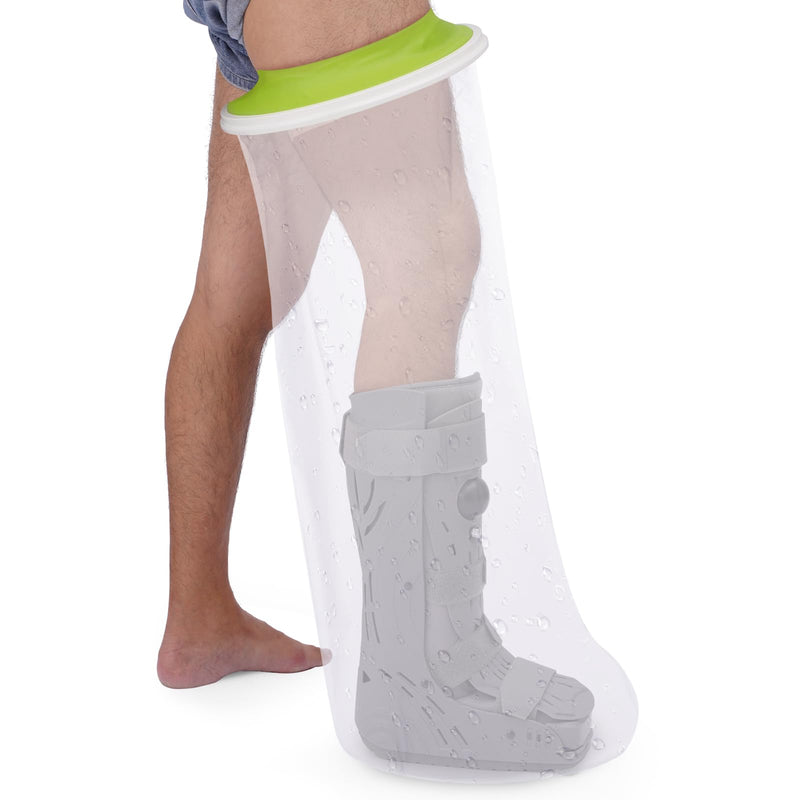 Waterproof Cast Covers for Shower Leg Adult Full Long Leg Protection to Wounds, Keeps Cast and Bandage Dry Bath,Watertight Cast Bag Showering for Surgery Foot, Ankle, Knee Burns Reusable NEW- Full-Leg - BeesActive Australia