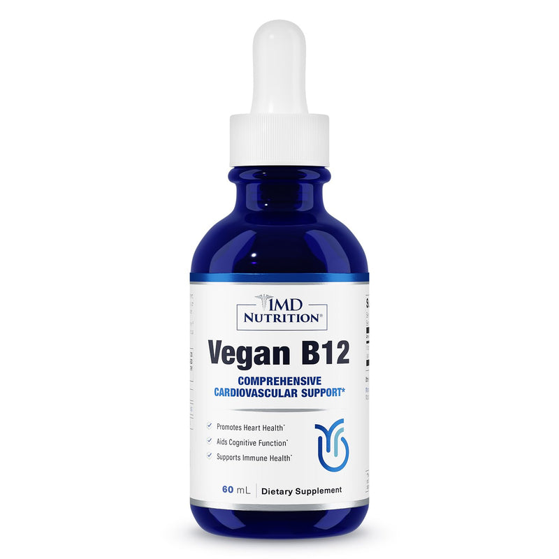 1MD Nutrition Vegan Vitamin B12 I 5000mcg Methylcobalamin Supplement | Energy, Immune Support