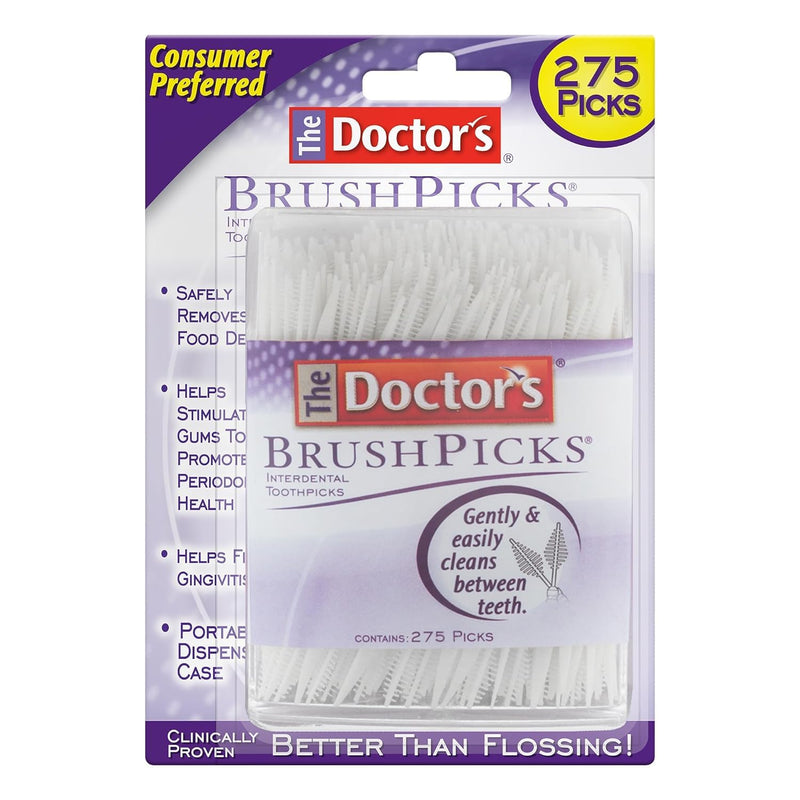 The Doctor's BrushPicks Interdental Toothpicks, 275 Count (Pack of 9) 275 Count (Pack of 9) - BeesActive Australia