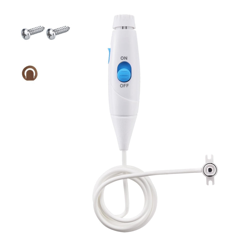 Replacement Hose and Handle Parts Compatible with Waterpik Water Flosser WP-100 WP-300 WP-660 WP-900 Series Oral Irrigator, Plastic Handle, Oral Hygiene Accessories (Slide Switch) Slide Switch - BeesActive Australia