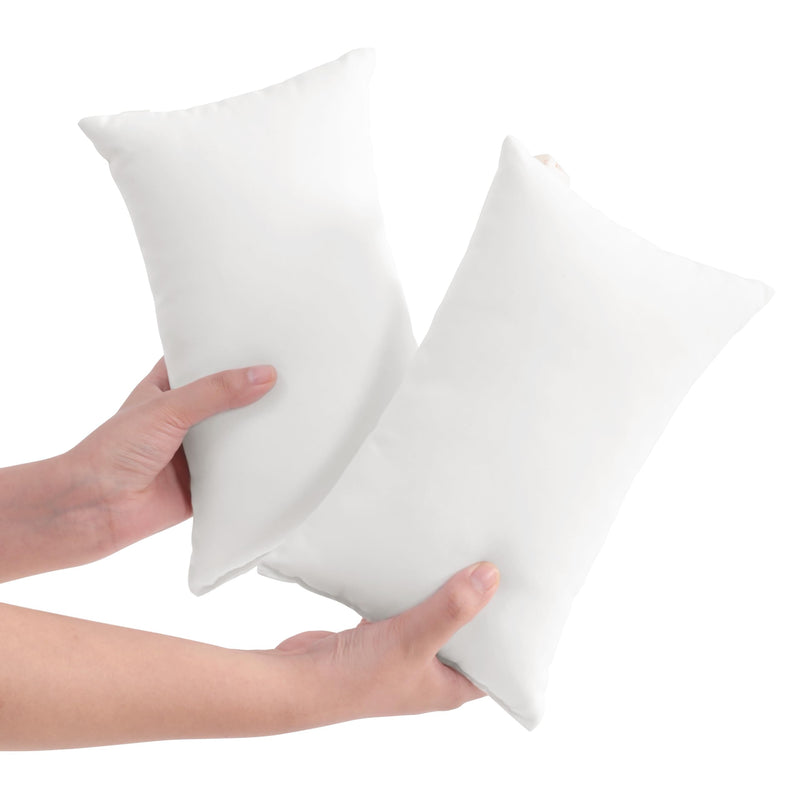 NTBAY Tiny Pillows, Down Alternative 7"x11" Microfiber Mini Pillows for Travel, Pets, Soft Machine Washable Small Pillows for Neck, Wrist, Lumbar and Knee, White 11"x7" - BeesActive Australia