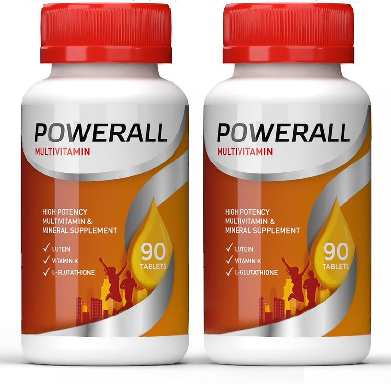 Basic Brands - Powerall Multivitamin - 90 Tablets - 2-Pack 90 Count (Pack of 2)