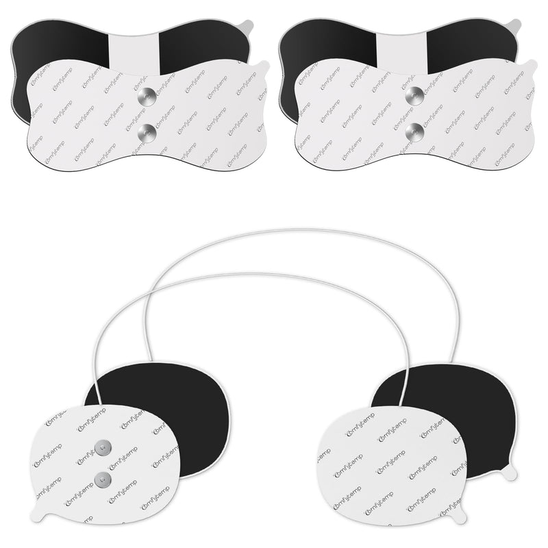 Comfytemp Official TENS Unit Replacement Pads for K6114/K6122, 4 Pack FSA HSA Eligible Wireless TENS Pads, Reusable Self Adhesive Electrodes with Premium Quality, Non-Irritating Design - BeesActive Australia