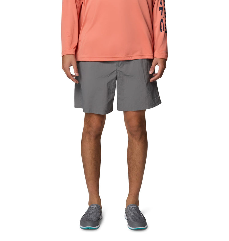 Columbia Mens PFG Backcast IV Water Short X-Large/8" Inseam City Grey