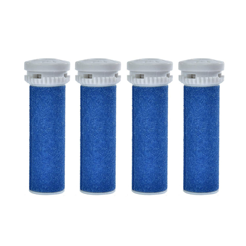 4 Pack Blue Replacement Roller Compatible with Scholl Express Pedi Foot Smoother-Extra Coarse 4 Pack - BeesActive Australia