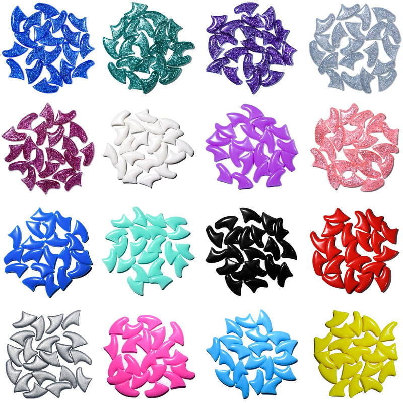 15 Colors / 150 pcs Cat Nail Caps | Cat Claw Covers with Adhesives and Applicators (S) S - BeesActive Australia