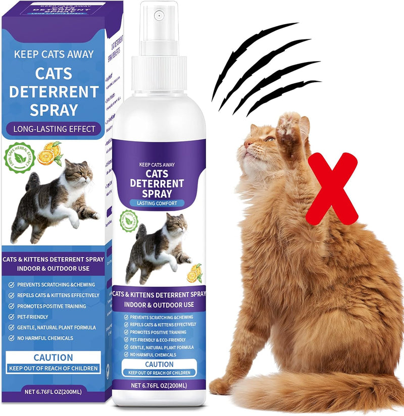 Cat Scratch Spray Deterrent for Furniture, Cat Anti Scratch Spray, Cat Repellent Spray Training Outdoor, Cat Deterrent Spray for Scratching - BeesActive Australia