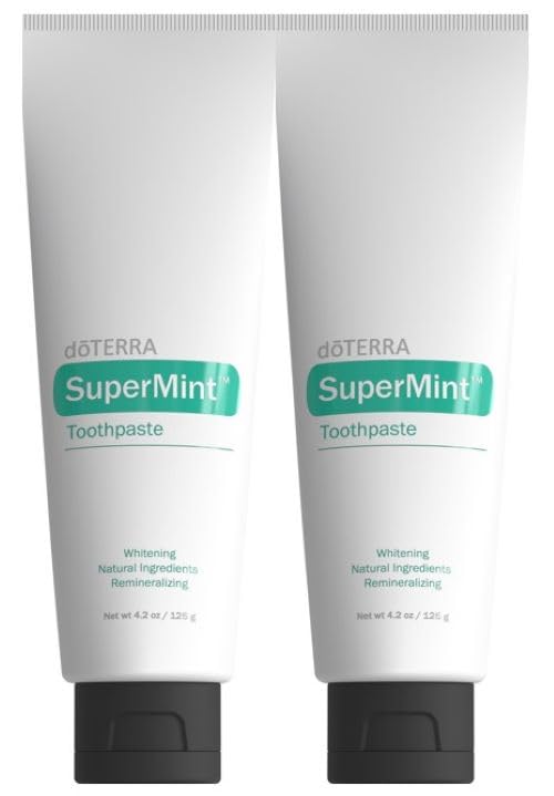 doTERRA SuperMint Toothpaste 125 g Tube 4.41 Ounce (Pack of 2)