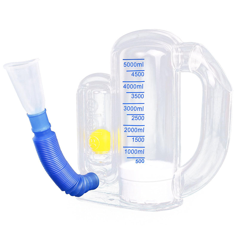 Breathing Exercise Device for Lungs,Deep Breathing Trainer for Children and Adult,5000ml Volume Measurement with Flow Rate Indicator. - BeesActive Australia