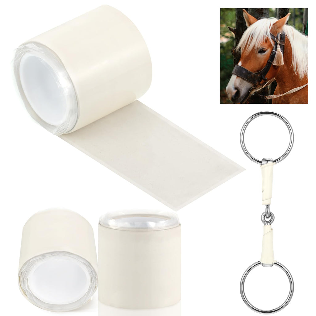 2 Rolls Horse Bit Wrap Bit Protector Bit Guard Tape for Horses Bit Care Wrap for Equines Equestrian Horse Wraps for Horses Supplies