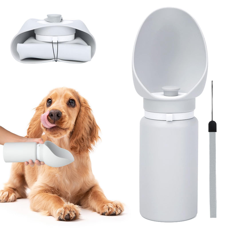 Dog Water Bottle,Leak Proof Portable Travel Pet Water Bottle, Foldable Lightweight Dog Water Dispenser Drinking Bowl for Dogs,Puppy,Pets, On The Go for Outdoor Walking,Hiking,Travel (19oz) - BeesActive Australia