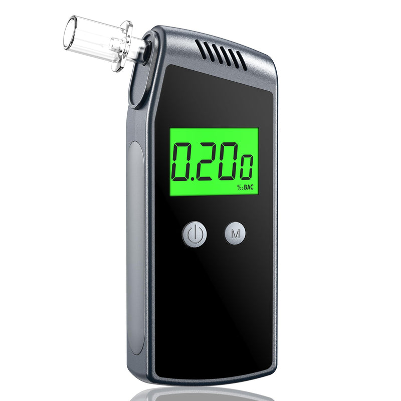 Breathalyzer,Portable Alcohol Tester with USB Rechargeable,Professional-Grade Accuracy Breathalyzer with LCD Digital Display(10 Mouthpieces) - BeesActive Australia