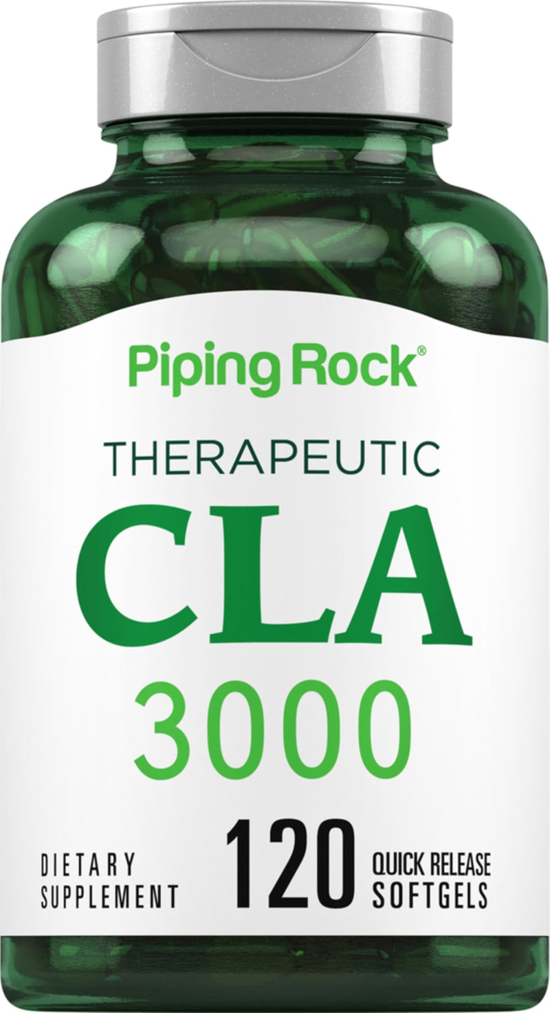 Piping Rock CLA Supplements | 3000mg | Conjugated Linoleic Acid | 120 Softgels | Non-GMO, Gluten Free - BeesActive Australia