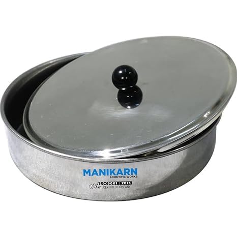 Test Sieve 8 Inch (200mm) – Stainless Steel LID & Receiver Set – Grade 304 Frame & Mesh – Lab Sieve for Soil, Sand & Particle Size Analysis Lid with Pan - BeesActive Australia