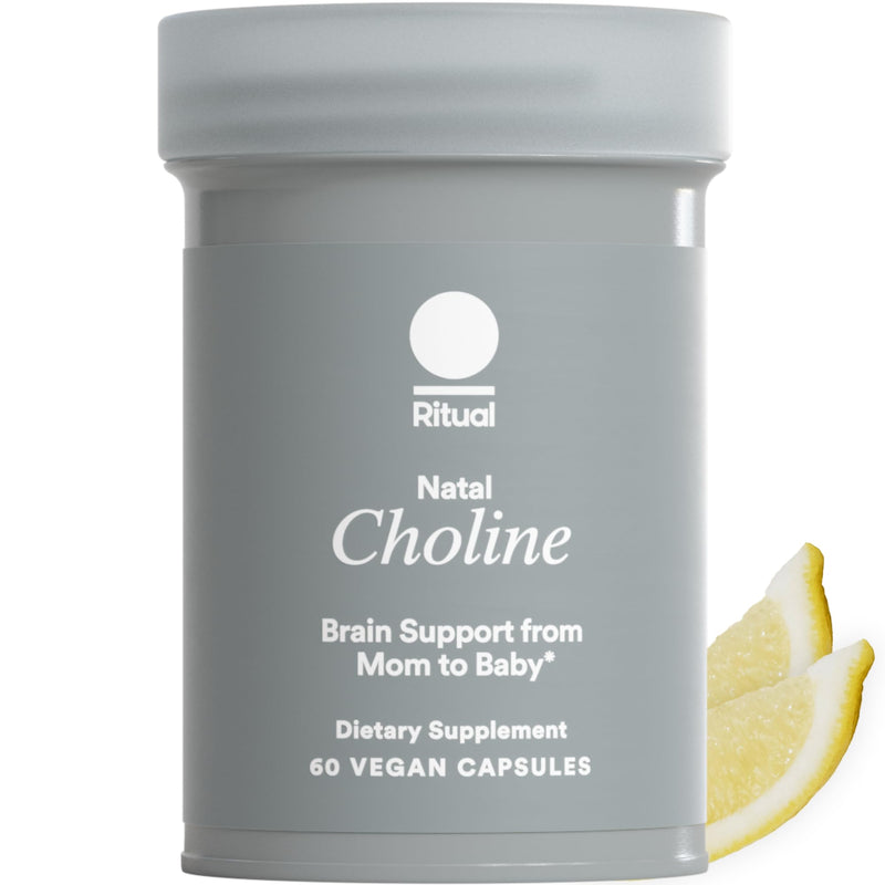 Ritual Natal Choline Supplement, 550mg, Supports Baby‚Äôs Cognitive Function When Taken During Pregnancy and Choline Content in Breastmilk*, 30 Day Supply