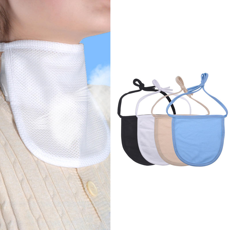 Tracheostomy Dust Cover 4Pcs Throat Curtains with Neck Stoma Protection – Adjustable Breathable Trach Shields for Comprehensive Tracheostomy Care (Double-layer) Double-layer - BeesActive Australia