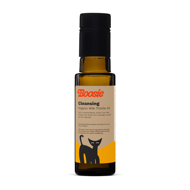 Boosie Organic Milk Thistle Oil for Dogs and Cats 3.4 fl oz - Supports Liver Function and Immune System - Antioxidant - Rich in Vitamin E - 100% Natural Without Additives or Preservatives Liver Support - BeesActive Australia