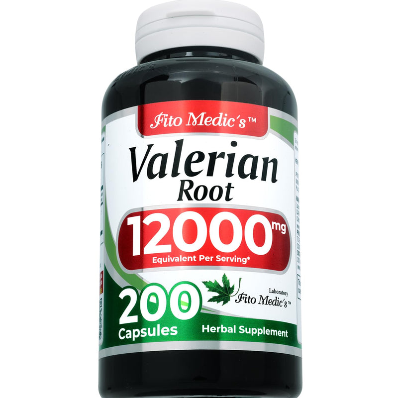 FITO MEDIC'S Lab | valerian root |200 capsules |12000 mg| valerian root capsules | valerian | valerian root herb | valerian root extract | concentrate extract |Ultra high Absorption. - BeesActive Australia