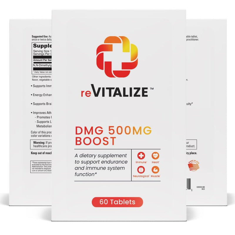 DMG Dimethylglycine 500mg Nootropic Supplement - Supports Vitality, Boosts Immune Functions, Brain Support Supplement | Promotes Neurological Functions and Aids in Athletic Recovery - 60 Servings - BeesActive Australia