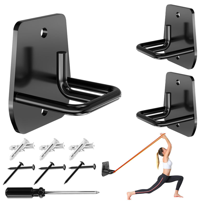 Resistance Band Wall Anchor, Squats Workout Equipment, 3PCS Resistance Band Anchor Mount System, Arm Workout at Home Fitness Equipment, Home Gym Wall Anchor for Strength Training, Physical Therapy - BeesActive Australia