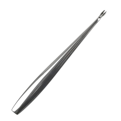 Cuticle Pusher Cuticle Cutter Dead Skin Remover Stainless Steel Cuticle Trimmer Tool for Nail Edges Cuticle Silver-JGC