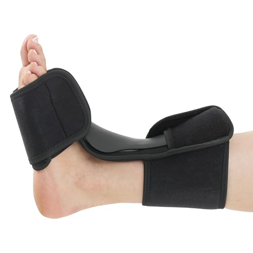 Dorsal Plantar Fasciitis Night Splint Achilles Tendonitis Stretcher Boot Ankle Dorsiflexion Brace Pain Relief Foot Drop Brace For Sleeping Large/X-Large (Pack of 1)