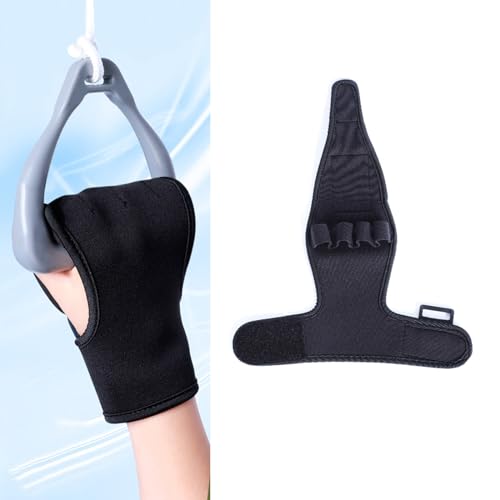 Hand Wrist Brace Finger Splint Anti-Spasticity Rehabilitation Gloves - Hand Position Fixation for Stroke Hemiplegia Patients & Athletes - Finger Grip Strength Training Device (1 Pack) 1