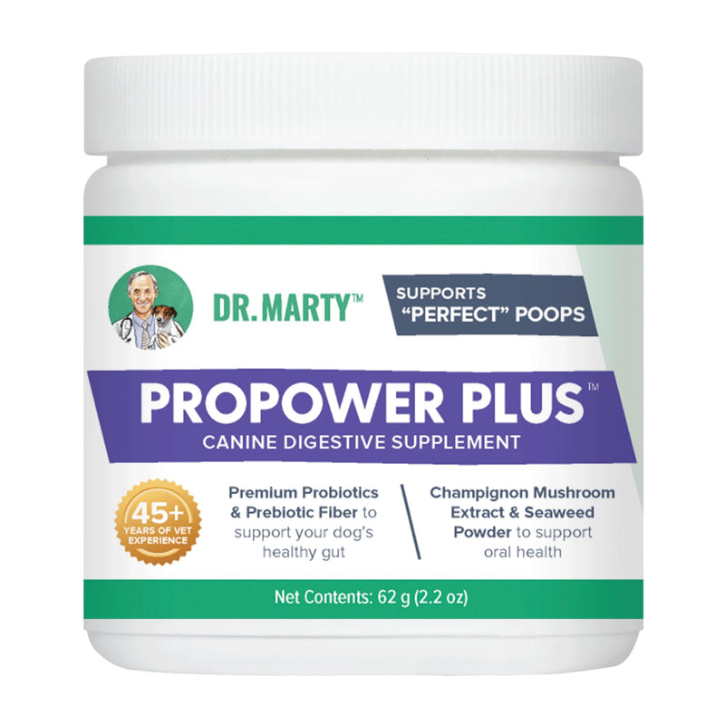 Dr. Marty ProPower Plus Gut Health Supplement Powdered Formula 2.2 Oz Jar - PawsPlanet Australia