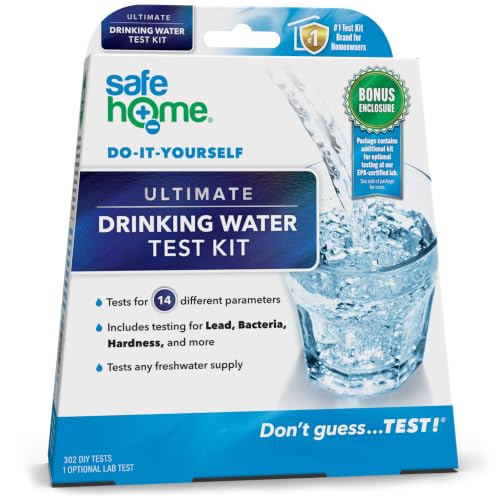 Safe Home 14-in-1 Ultimate Drinking Water Combo Test Kit DiY Ultimate