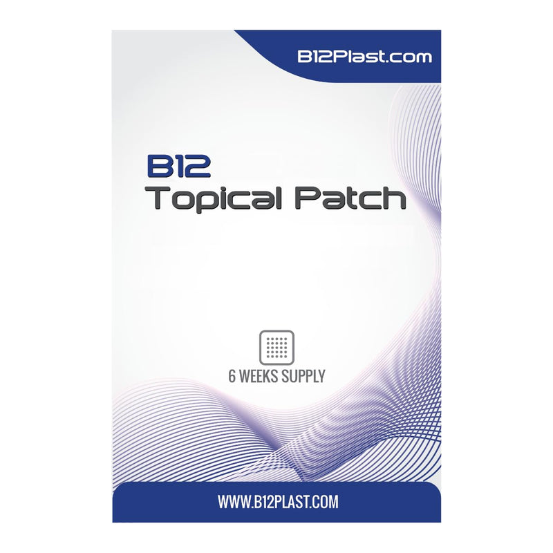B12 Multi Topical Patches - Latex, Lactose, Gluten, and Sugar-Free - 6 Weeks Supply