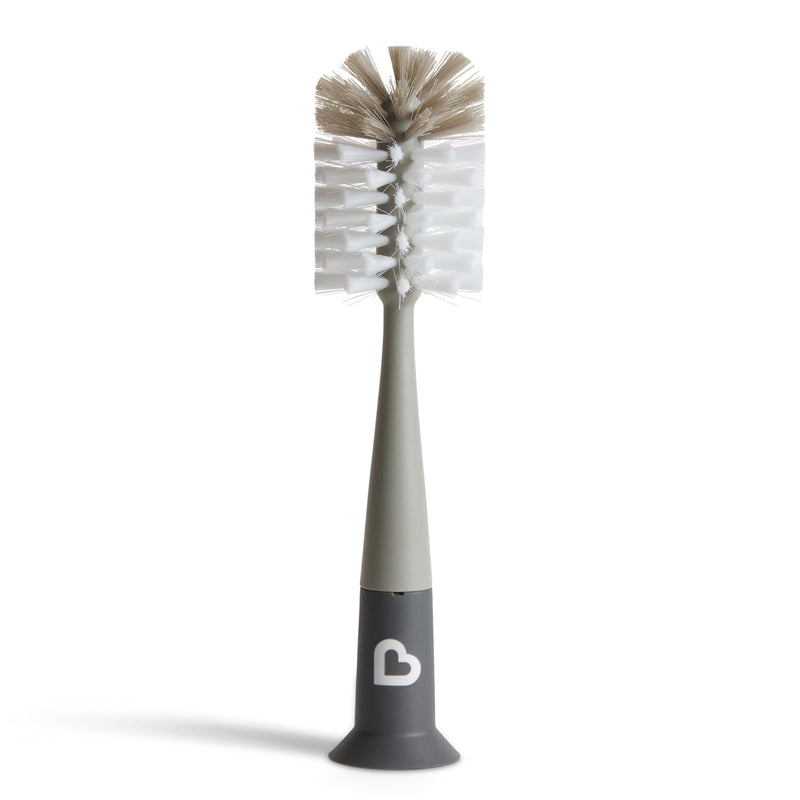 Munchkin® Bristle™ Bottle Brush, Modern Design, Grey