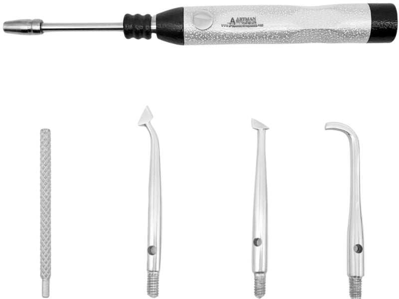 Dental Crown Remover Kit - Turkish Crown Puller with 3 Extra Spring Loaded Tips for Crown Removal - BeesActive Australia