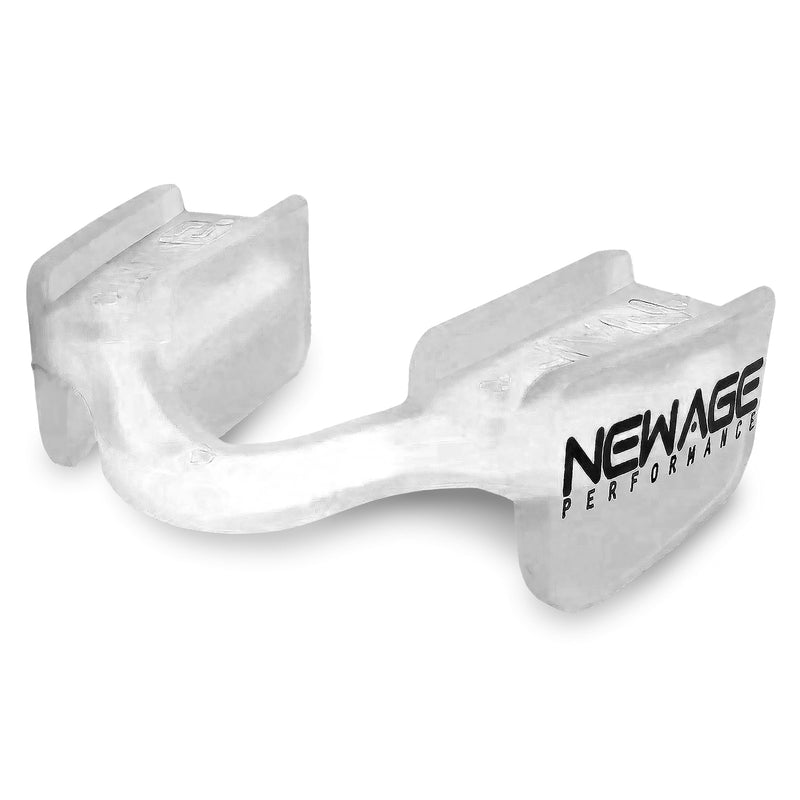 New Age Performance 6DS Low Profile Mouthpiece for High-Intensity Interval Training (HIIT) and Cross Fitness, Increase Strength & Endurance, Faster Recovery, Sleek Weightlifting Mouthpiece, (White) White - BeesActive Australia